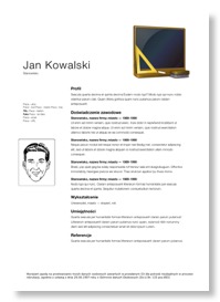CV nauczyciela